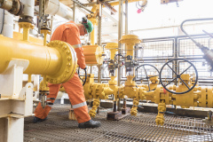 Apache North Sea - Forties Alpha Platform. Scotland UK